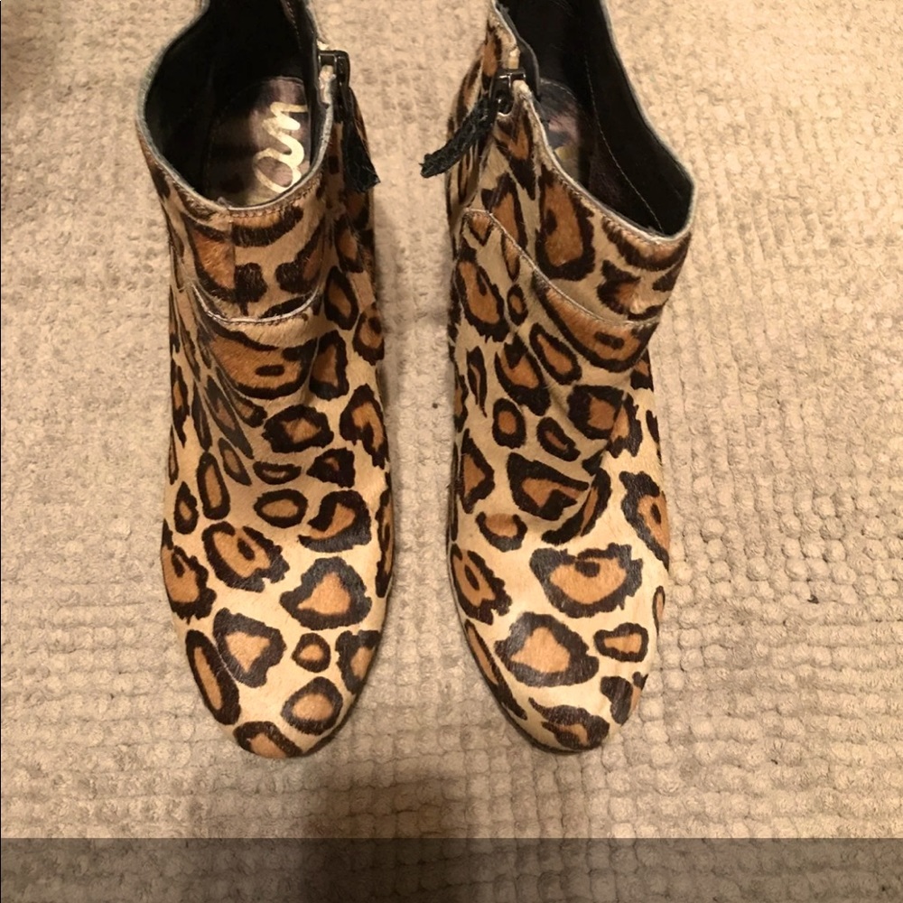 Sam Edelman Leopard Booties